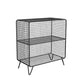 Industrial Style Standard Bookcase Metal Closed Back Bookshelf for Home Office 24"L x 12"W x 28"H Black Clearhalo 'Bookcases' 'furn' 'furn_bookcases' 'Furniture' 'furniture_bookcases' 'kitchen' 'kitchen_bookcases' 'Living Room Furniture' 'Office Furniture' 4697698