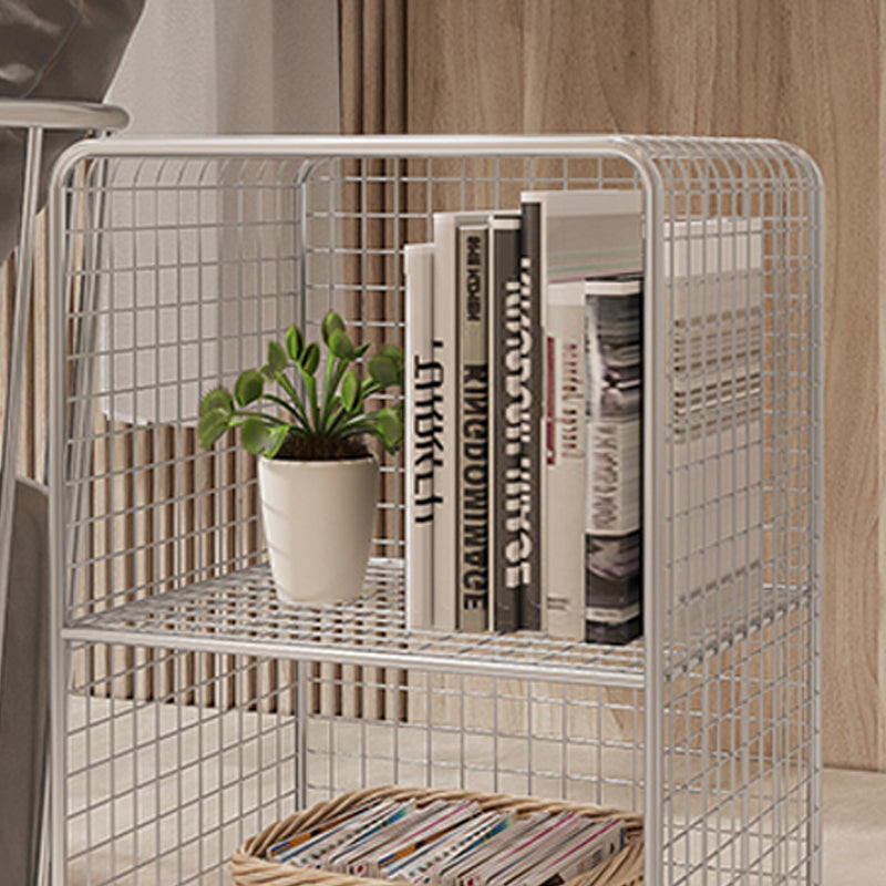 Industrial Style Standard Bookcase Metal Closed Back Bookshelf for Home Office Clearhalo 'Bookcases' 'furn' 'furn_bookcases' 'Furniture' 'furniture_bookcases' 'kitchen' 'kitchen_bookcases' 'Living Room Furniture' 'Office Furniture' 4697702