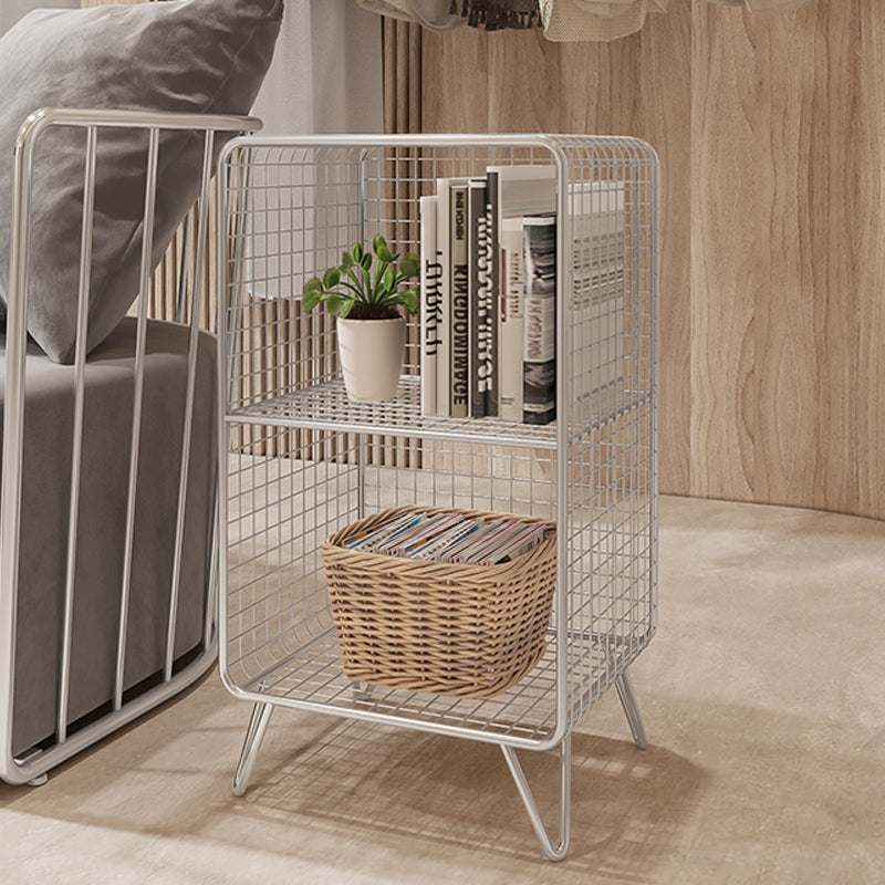 Industrial Style Standard Bookcase Metal Closed Back Bookshelf for Home Office Clearhalo 'Bookcases' 'furn' 'furn_bookcases' 'Furniture' 'furniture_bookcases' 'kitchen' 'kitchen_bookcases' 'Living Room Furniture' 'Office Furniture' 4697709