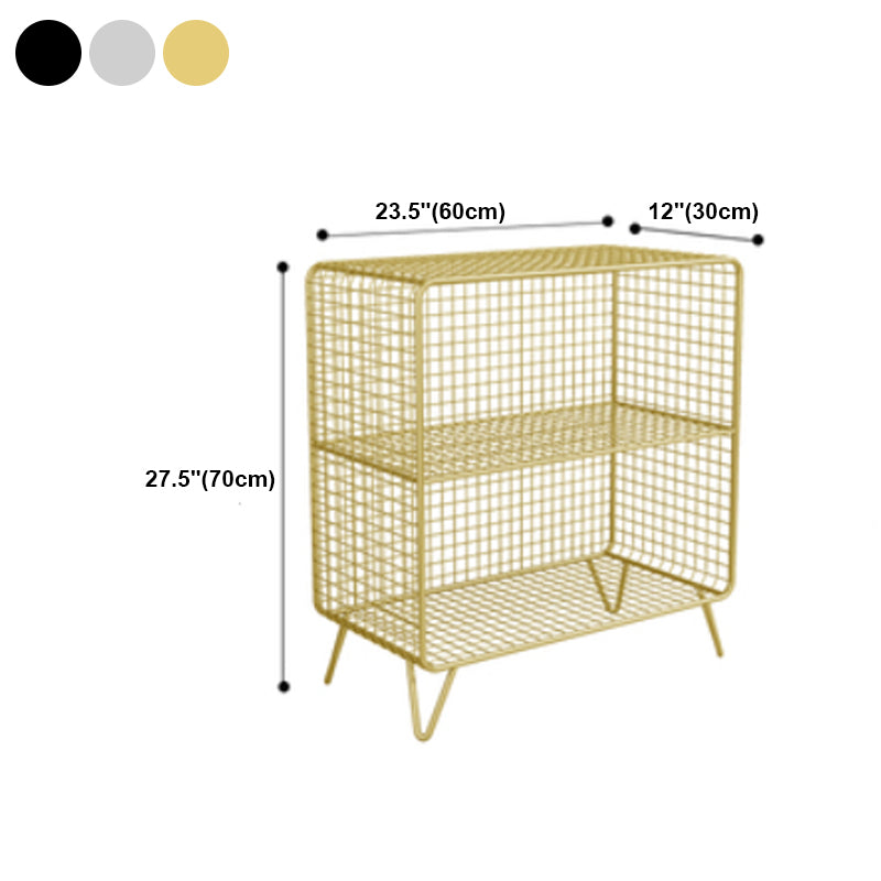 Industrial Style Standard Bookcase Metal Closed Back Bookshelf for Home Office Clearhalo 'Bookcases' 'furn' 'furn_bookcases' 'Furniture' 'furniture_bookcases' 'kitchen' 'kitchen_bookcases' 'Living Room Furniture' 'Office Furniture' 4697713