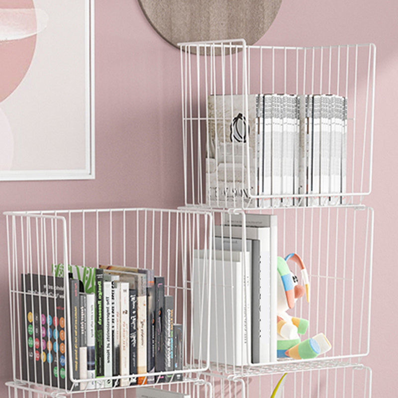 9.5" W Bookshelf Contemporary Style Bookcase with Casters for Home and Study Room Clearhalo 'Bookcases' 'furn' 'furn_bookcases' 'Furniture' 'furniture_bookcases' 'kitchen' 'kitchen_bookcases' 'Living Room Furniture' 'Office Furniture' 4697726