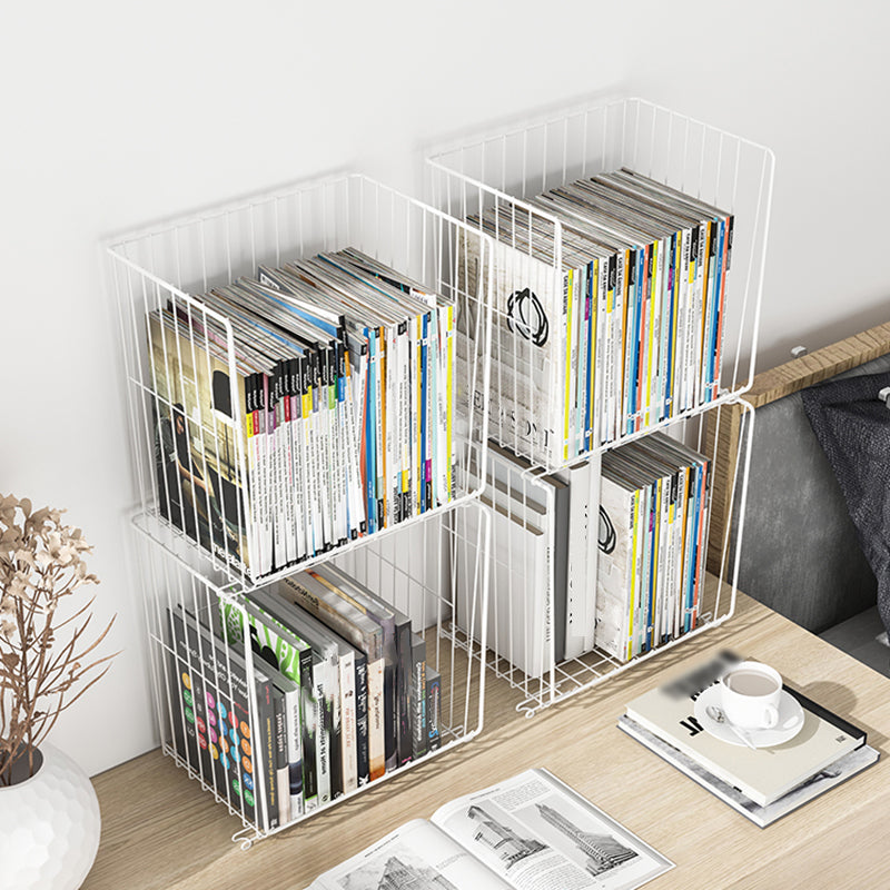 9.5" W Bookshelf Contemporary Style Bookcase with Casters for Home and Study Room Clearhalo 'Bookcases' 'furn' 'furn_bookcases' 'Furniture' 'furniture_bookcases' 'kitchen' 'kitchen_bookcases' 'Living Room Furniture' 'Office Furniture' 4697732