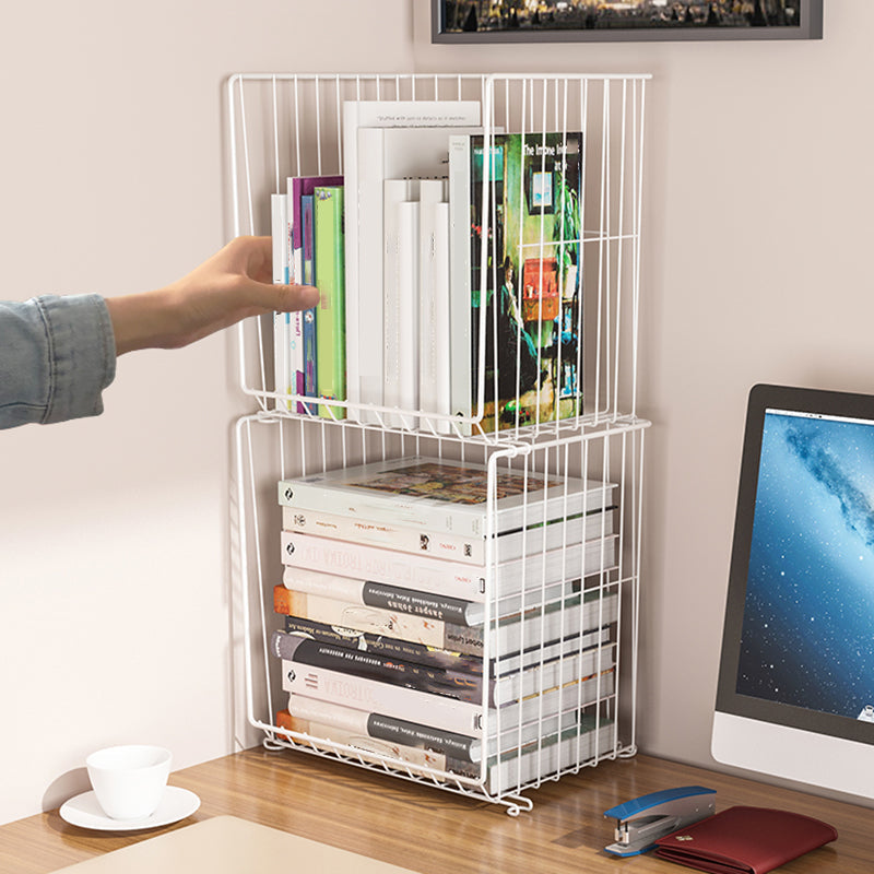 9.5" W Bookshelf Contemporary Style Bookcase with Casters for Home and Study Room Clearhalo 'Bookcases' 'furn' 'furn_bookcases' 'Furniture' 'furniture_bookcases' 'kitchen' 'kitchen_bookcases' 'Living Room Furniture' 'Office Furniture' 4697733