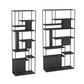 Modern Open Bookcase with Metal Rectangular Shelves for Office Clearhalo 'Bookcases' 'furn' 'furn_bookcases' 'Furniture' 'furniture_bookcases' 'kitchen' 'kitchen_bookcases' 'Living Room Furniture' 'Office Furniture' 4697870