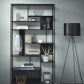 Modern Open Bookcase with Metal Rectangular Shelves for Office Clearhalo 'Bookcases' 'furn' 'furn_bookcases' 'Furniture' 'furniture_bookcases' 'kitchen' 'kitchen_bookcases' 'Living Room Furniture' 'Office Furniture' 4697874