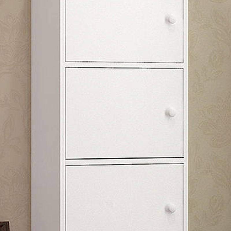 Manufactured Wood Standard Bookcase Contemporary Vertical Shelf with Cabinets Clearhalo 'Bookcases' 'furn' 'furn_bookcases' 'Furniture' 'furniture_bookcases' 'kitchen' 'kitchen_bookcases' 'Living Room Furniture' 'Office Furniture' 4697890