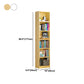 Modern Style Wooden Bookshelf Standard Closed Back Shelf Bookcase Clearhalo 'Bookcases' 'furn' 'furn_bookcases' 'Furniture' 'furniture_bookcases' 'kitchen' 'kitchen_bookcases' 'Living Room Furniture' 'Office Furniture' 4697930