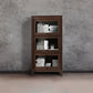 Wood Barrister Bookcase Contemporary Vertical Book Shelf with Doors 23.6"L x 13.8"W x 52.4"H Brown Clearhalo 'Bookcases' 'furn' 'furn_bookcases' 'Furniture' 'furniture_bookcases' 'kitchen' 'kitchen_bookcases' 'Living Room Furniture' 'Office Furniture' 4697933