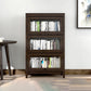 Wood Barrister Bookcase Contemporary Vertical Book Shelf with Doors 31.5"L x 13.8"W x 52.4"H Brown Clearhalo 'Bookcases' 'furn' 'furn_bookcases' 'Furniture' 'furniture_bookcases' 'kitchen' 'kitchen_bookcases' 'Living Room Furniture' 'Office Furniture' 4697936