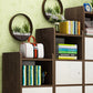 Contemporary Standard Bookcase Manufactured Wood Shelf with Doors for Home Office Clearhalo 'Bookcases' 'furn' 'furn_bookcases' 'Furniture' 'furniture_bookcases' 'kitchen' 'kitchen_bookcases' 'Living Room Furniture' 'Office Furniture' 4698016