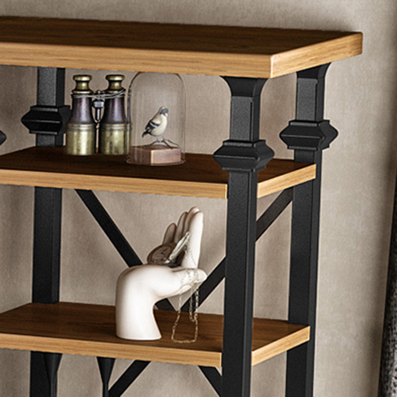 Industrial Style Bookshelf Open Shelf Bookcase with Drawer Storage Clearhalo 'Bookcases' 'furn' 'furn_bookcases' 'Furniture' 'furniture_bookcases' 'kitchen' 'kitchen_bookcases' 'Living Room Furniture' 'Office Furniture' 4698068