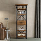 Industrial Style Bookshelf Open Shelf Bookcase with Drawer Storage Clearhalo 'Bookcases' 'furn' 'furn_bookcases' 'Furniture' 'furniture_bookcases' 'kitchen' 'kitchen_bookcases' 'Living Room Furniture' 'Office Furniture' 4698072