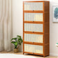 Brown Color Barrister Bookcase Contemporary Bamboo Bookcase for Home Office Clearhalo 'Bookcases' 'furn' 'furn_bookcases' 'Furniture' 'furniture_bookcases' 'kitchen' 'kitchen_bookcases' 'Living Room Furniture' 'Office Furniture' 4698092