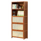 Brown Color Barrister Bookcase Contemporary Bamboo Bookcase for Home Office 27.6"L x 12.6"W x 67.7"H Clearhalo 'Bookcases' 'furn' 'furn_bookcases' 'Furniture' 'furniture_bookcases' 'kitchen' 'kitchen_bookcases' 'Living Room Furniture' 'Office Furniture' 4698108