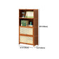 Brown Color Barrister Bookcase Contemporary Bamboo Bookcase for Home Office Clearhalo 'Bookcases' 'furn' 'furn_bookcases' 'Furniture' 'furniture_bookcases' 'kitchen' 'kitchen_bookcases' 'Living Room Furniture' 'Office Furniture' 4698123
