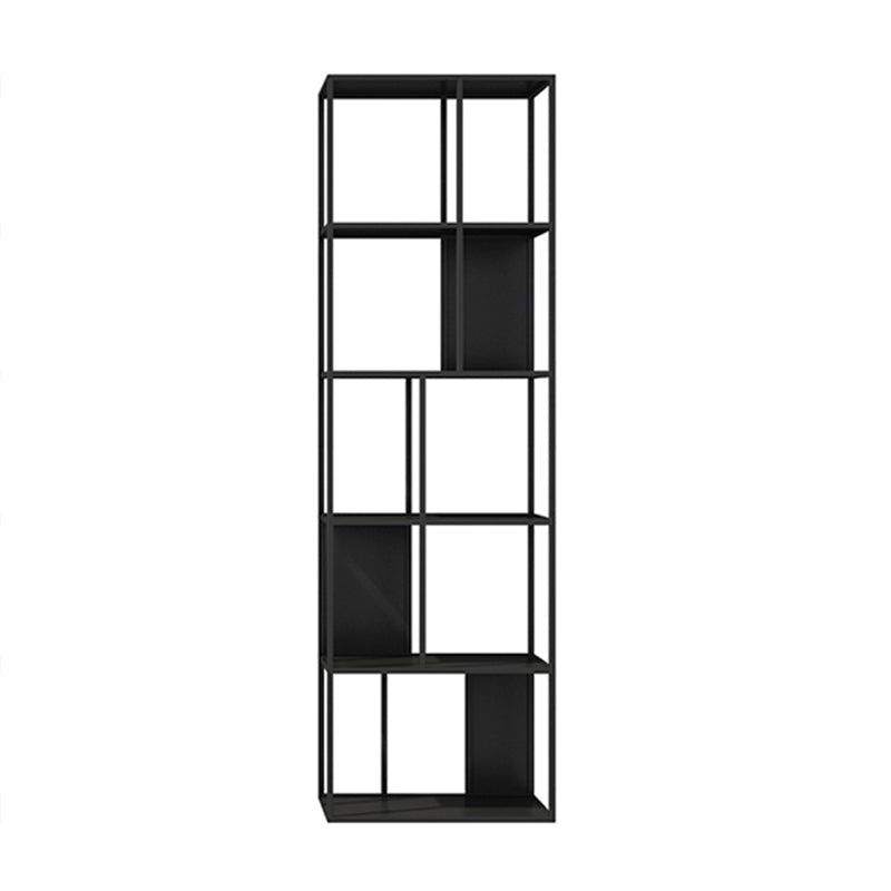 Modern Open Bookcase with Metal Rectangular Shelves for Study Room Clearhalo 'Bookcases' 'furn' 'furn_bookcases' 'Furniture' 'furniture_bookcases' 'kitchen' 'kitchen_bookcases' 'Living Room Furniture' 'Office Furniture' 4698162