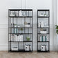 Industrial Style Metal Bookshelf 5-shelf Open Shelf Bookcase for Home Clearhalo 'Bookcases' 'furn' 'furn_bookcases' 'Furniture' 'furniture_bookcases' 'kitchen' 'kitchen_bookcases' 'Living Room Furniture' 'Office Furniture' 4698176