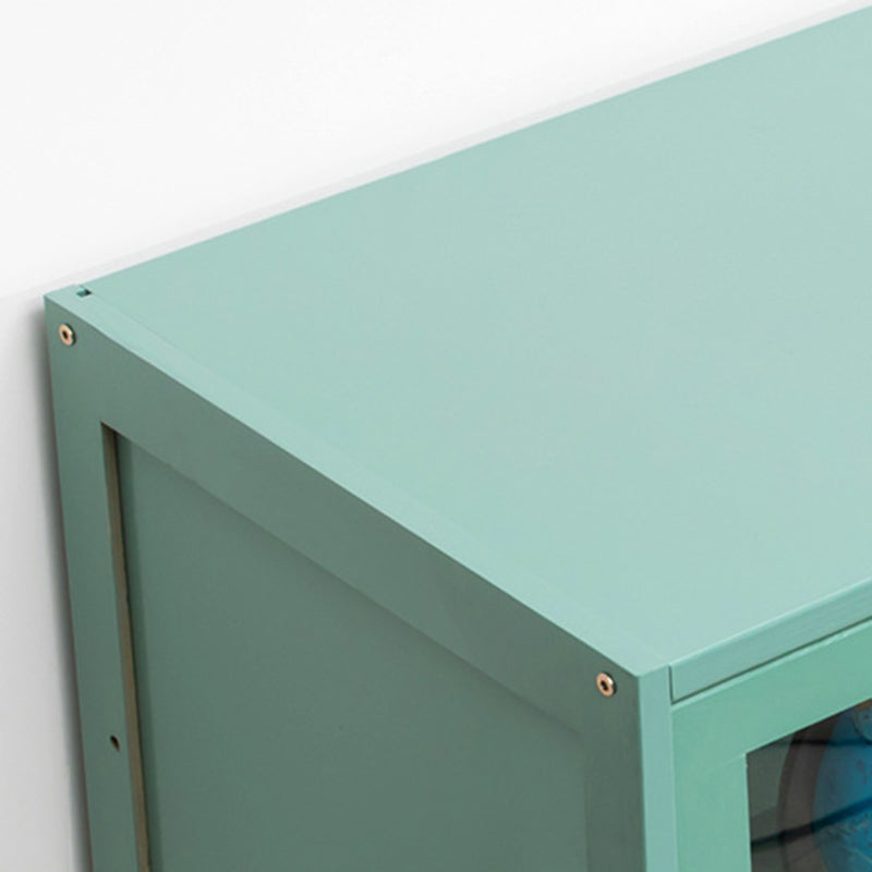 Contemporary Green Barrister Bookcase Bamboo Bookcase for Home Office Clearhalo 'Bookcases' 'furn' 'furn_bookcases' 'Furniture' 'furniture_bookcases' 'kitchen' 'kitchen_bookcases' 'Living Room Furniture' 'Office Furniture' 4698203