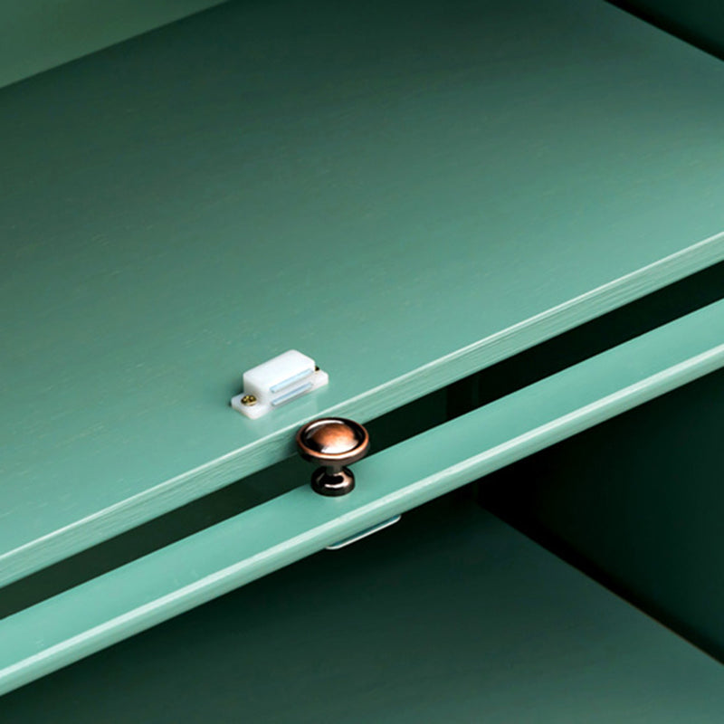 Contemporary Green Barrister Bookcase Bamboo Bookcase for Home Office Clearhalo 'Bookcases' 'furn' 'furn_bookcases' 'Furniture' 'furniture_bookcases' 'kitchen' 'kitchen_bookcases' 'Living Room Furniture' 'Office Furniture' 4698207