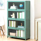 Contemporary Green Barrister Bookcase Bamboo Bookcase for Home Office 31.5"L x 12.6"W x 55.1"H Clearhalo 'Bookcases' 'furn' 'furn_bookcases' 'Furniture' 'furniture_bookcases' 'kitchen' 'kitchen_bookcases' 'Living Room Furniture' 'Office Furniture' 4698214