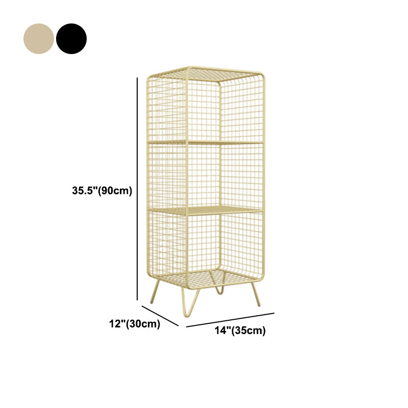 Modern Closed Bookcase with Metal Rectangular Shelves for Study Room Clearhalo 'Bookcases' 'furn' 'furn_bookcases' 'Furniture' 'furniture_bookcases' 'kitchen' 'kitchen_bookcases' 'Living Room Furniture' 'Office Furniture' 4698247
