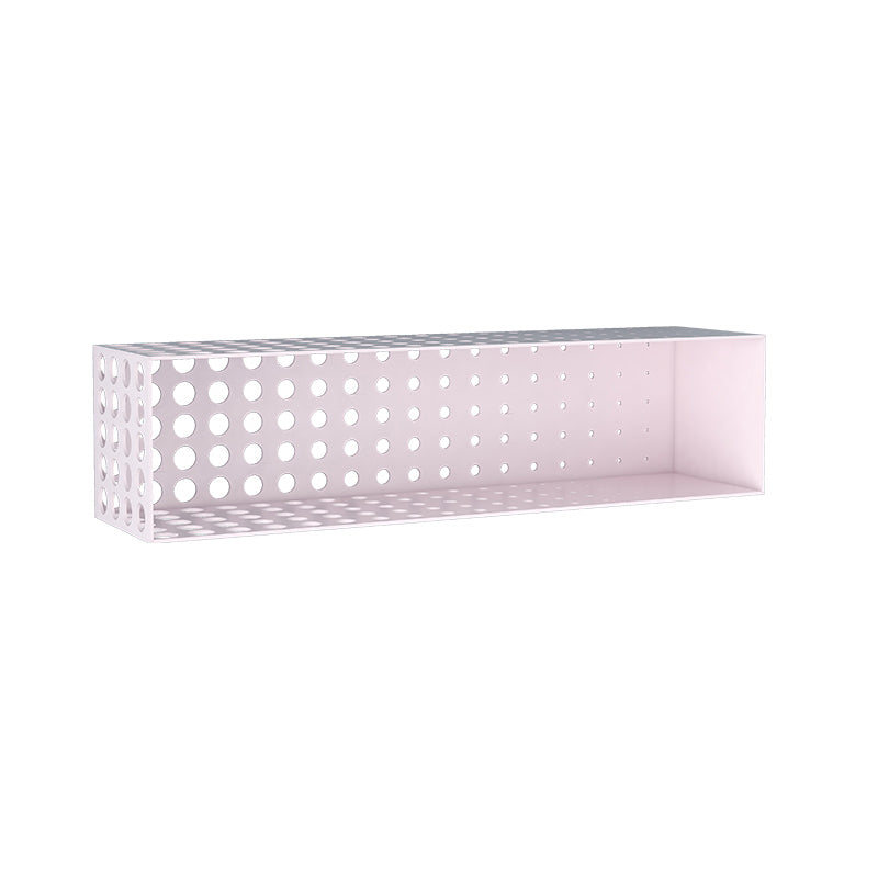 9.8" Tall Bookcase Contemporary Style Wall Mounted Closed Back Bookshelf Pink 1 Piece Clearhalo 'Bookcases' 'furn' 'furn_bookcases' 'Furniture' 'furniture_bookcases' 'kitchen' 'kitchen_bookcases' 'Living Room Furniture' 'Office Furniture' 4698268
