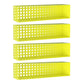 9.8" Tall Bookcase Contemporary Style Wall Mounted Closed Back Bookshelf Yellow 4 Piece Set Clearhalo 'Bookcases' 'furn' 'furn_bookcases' 'Furniture' 'furniture_bookcases' 'kitchen' 'kitchen_bookcases' 'Living Room Furniture' 'Office Furniture' 4698274