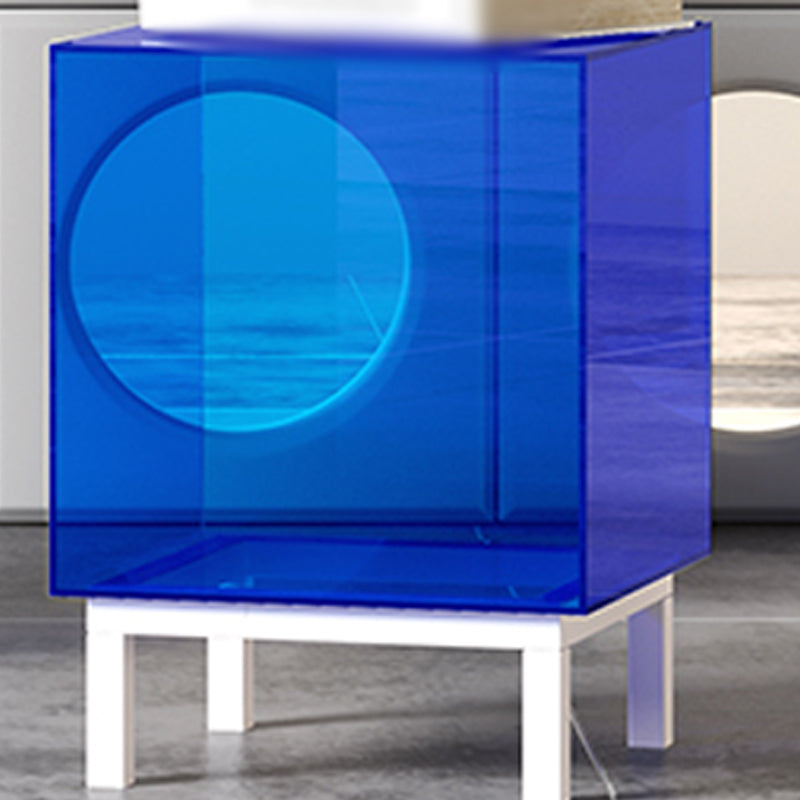 Closed Back Bookcase Contemporary Style Bookshelf in Acrylic for Home Office Clearhalo 'Bookcases' 'furn' 'furn_bookcases' 'Furniture' 'furniture_bookcases' 'kitchen' 'kitchen_bookcases' 'Living Room Furniture' 'Office Furniture' 4698300