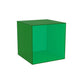 Closed Back Bookcase Contemporary Style Bookshelf in Acrylic for Home Office 14"L x 14"W x 14"H Green 1 Piece Clearhalo 'Bookcases' 'furn' 'furn_bookcases' 'Furniture' 'furniture_bookcases' 'kitchen' 'kitchen_bookcases' 'Living Room Furniture' 'Office Furniture' 4698301