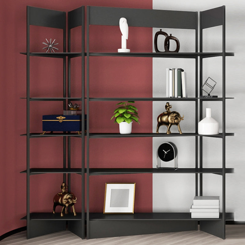 Industrial Style Bookshelf 5-Shelf Open Bookcase for Home Office Clearhalo 'Bookcases' 'furn' 'furn_bookcases' 'Furniture' 'furniture_bookcases' 'kitchen' 'kitchen_bookcases' 'Living Room Furniture' 'Office Furniture' 4698358