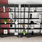 Industrial Style Bookshelf 5-Shelf Open Bookcase for Home Office Clearhalo 'Bookcases' 'furn' 'furn_bookcases' 'Furniture' 'furniture_bookcases' 'kitchen' 'kitchen_bookcases' 'Living Room Furniture' 'Office Furniture' 4698364