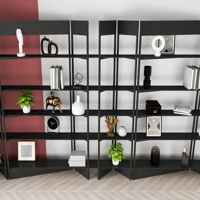 Industrial Style Bookshelf 5-Shelf Open Bookcase for Home Office Clearhalo 'Bookcases' 'furn' 'furn_bookcases' 'Furniture' 'furniture_bookcases' 'kitchen' 'kitchen_bookcases' 'Living Room Furniture' 'Office Furniture' 4698364
