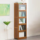 Modern Bamboo Barrister Bookcase Closed Back Bookcase for Home Office Clearhalo 'Bookcases' 'furn' 'furn_bookcases' 'Furniture' 'furniture_bookcases' 'kitchen' 'kitchen_bookcases' 'Living Room Furniture' 'Office Furniture' 4698390