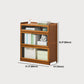 Modern Bamboo Barrister Bookcase Closed Back Bookcase for Home Office Clearhalo 'Bookcases' 'furn' 'furn_bookcases' 'Furniture' 'furniture_bookcases' 'kitchen' 'kitchen_bookcases' 'Living Room Furniture' 'Office Furniture' 4698409
