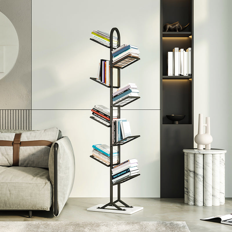 Minimalist Style Open Shelf Bookcase in Metal Material Shelves Clearhalo 'Bookcases' 'furn' 'furn_bookcases' 'Furniture' 'furniture_bookcases' 'kitchen' 'kitchen_bookcases' 'Living Room Furniture' 'Office Furniture' 4698414