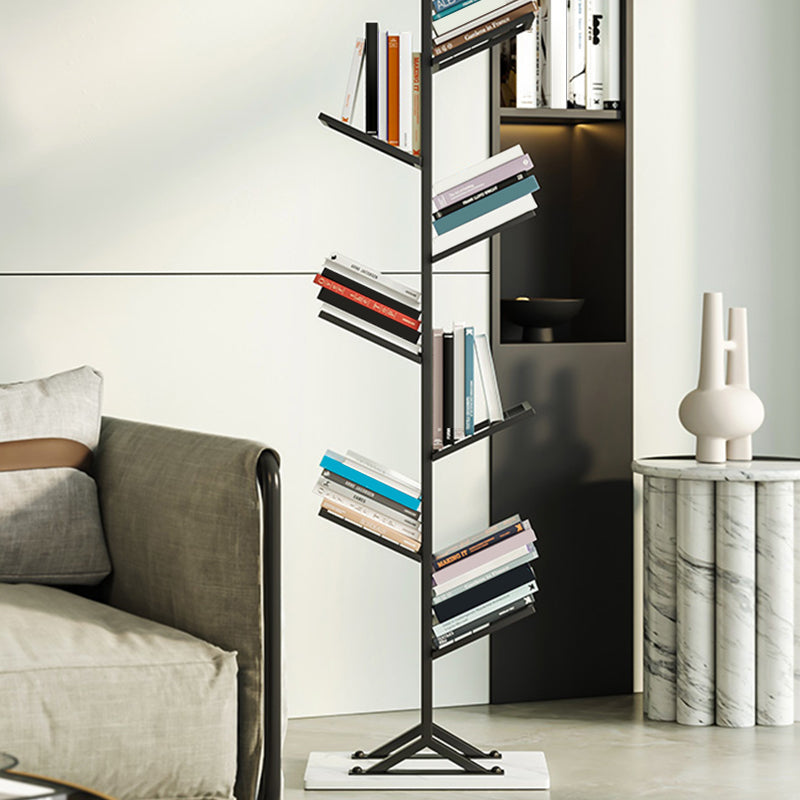 Minimalist Style Open Shelf Bookcase in Metal Material Shelves Clearhalo 'Bookcases' 'furn' 'furn_bookcases' 'Furniture' 'furniture_bookcases' 'kitchen' 'kitchen_bookcases' 'Living Room Furniture' 'Office Furniture' 4698417