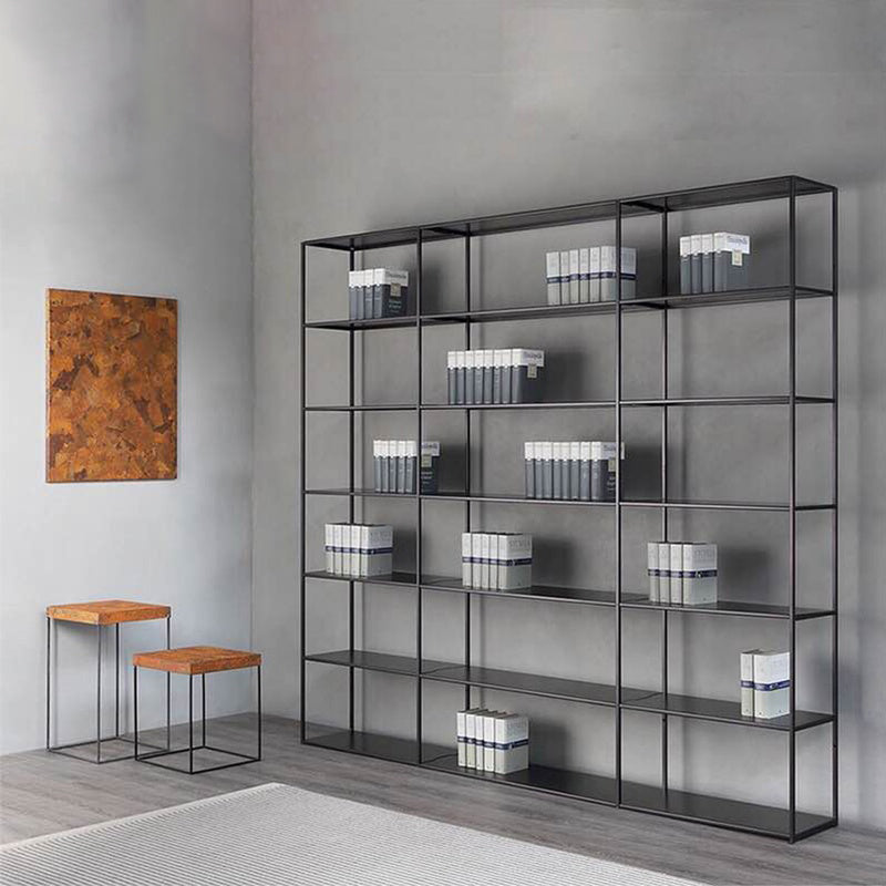 Industrial Style 5-Shelf Bookshelf Open Shelf Bookcase for Home Office Clearhalo 'Bookcases' 'furn' 'furn_bookcases' 'Furniture' 'furniture_bookcases' 'kitchen' 'kitchen_bookcases' 'Living Room Furniture' 'Office Furniture' 4698426