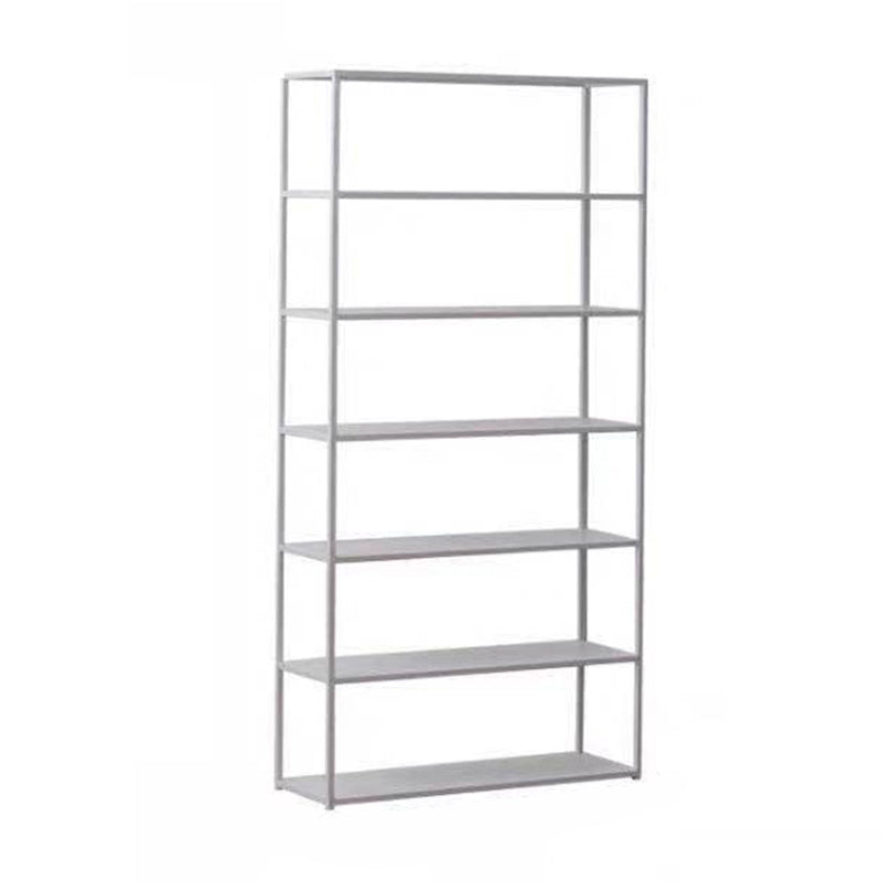 Industrial Style 5-Shelf Bookshelf Open Shelf Bookcase for Home Office 35.4"L x 11.8"W x 70.9"H White Clearhalo 'Bookcases' 'furn' 'furn_bookcases' 'Furniture' 'furniture_bookcases' 'kitchen' 'kitchen_bookcases' 'Living Room Furniture' 'Office Furniture' 4698429