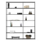 Industrial Style 5-Shelf Bookshelf Open Shelf Bookcase for Home Office 63"L x 11.8"W x 70.9"H Black Clearhalo 'Bookcases' 'furn' 'furn_bookcases' 'Furniture' 'furniture_bookcases' 'kitchen' 'kitchen_bookcases' 'Living Room Furniture' 'Office Furniture' 4698433