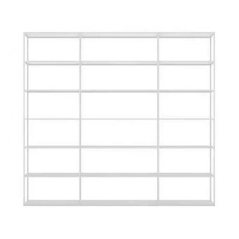 Industrial Style 5-Shelf Bookshelf Open Shelf Bookcase for Home Office 70.9"L x 11.8"W x 70.9"H White Clearhalo 'Bookcases' 'furn' 'furn_bookcases' 'Furniture' 'furniture_bookcases' 'kitchen' 'kitchen_bookcases' 'Living Room Furniture' 'Office Furniture' 4698434