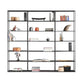 Industrial Style 5-Shelf Bookshelf Open Shelf Bookcase for Home Office 70.9"L x 11.8"W x 70.9"H Black Clearhalo 'Bookcases' 'furn' 'furn_bookcases' 'Furniture' 'furniture_bookcases' 'kitchen' 'kitchen_bookcases' 'Living Room Furniture' 'Office Furniture' 4698435