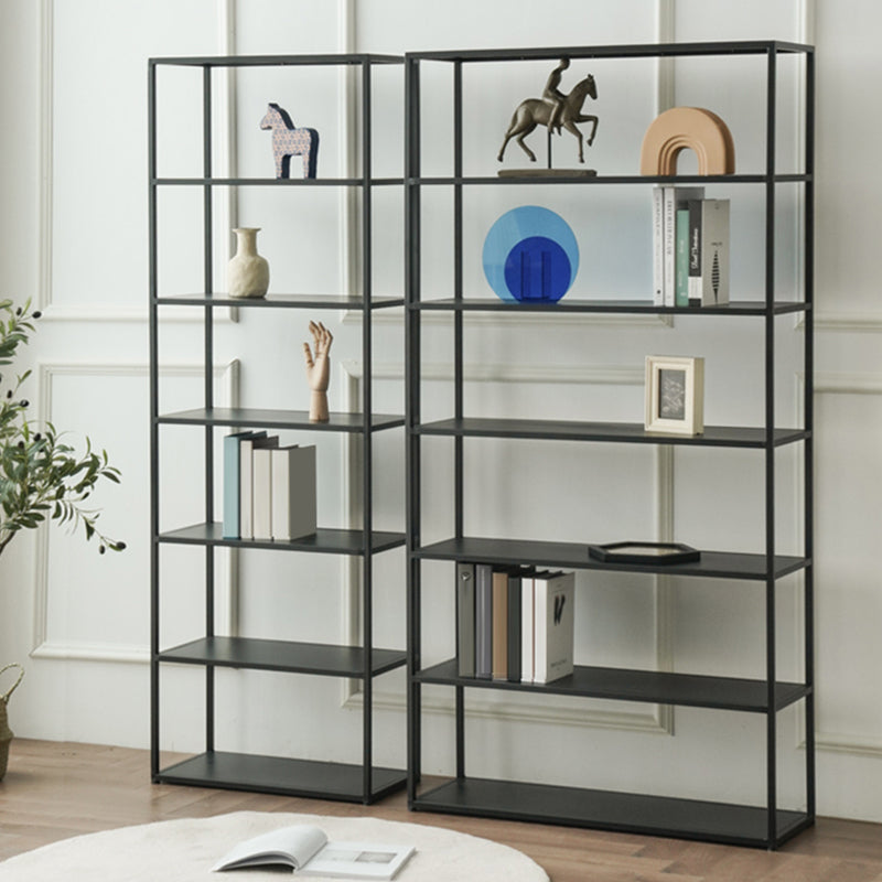 Industrial Style 5-Shelf Bookshelf Open Shelf Bookcase for Home Office Clearhalo 'Bookcases' 'furn' 'furn_bookcases' 'Furniture' 'furniture_bookcases' 'kitchen' 'kitchen_bookcases' 'Living Room Furniture' 'Office Furniture' 4698443