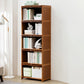 Contemporary Bamboo Barrister Bookcase Doors Included Bookcase for Home Office 23.6"L x 13"W x 67.7"H Clearhalo 'Bookcases' 'furn' 'furn_bookcases' 'Furniture' 'furniture_bookcases' 'kitchen' 'kitchen_bookcases' 'Living Room Furniture' 'Office Furniture' 4698494