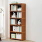 Contemporary Bamboo Barrister Bookcase Doors Included Bookcase for Home Office 27.6"L x 13"W x 67.7"H Clearhalo 'Bookcases' 'furn' 'furn_bookcases' 'Furniture' 'furniture_bookcases' 'kitchen' 'kitchen_bookcases' 'Living Room Furniture' 'Office Furniture' 4698496