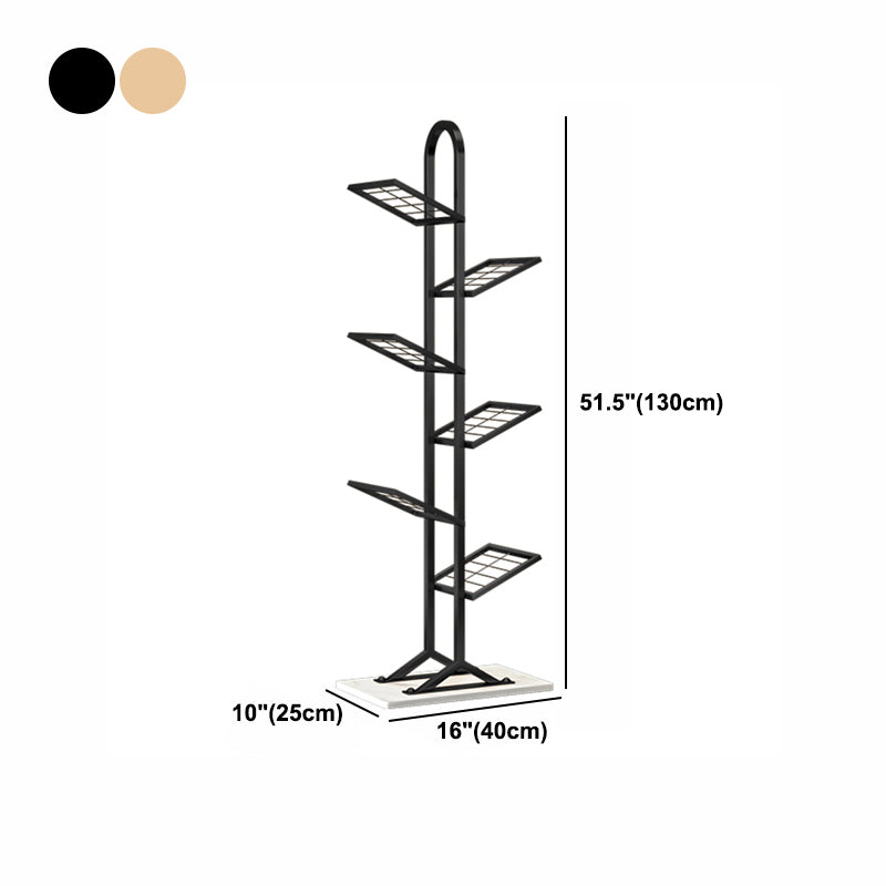 Open Metal Bookcase Modern Rectangular Shelves for Study Room Clearhalo 'Bookcases' 'furn' 'furn_bookcases' 'Furniture' 'furniture_bookcases' 'kitchen' 'kitchen_bookcases' 'Living Room Furniture' 'Office Furniture' 4698546