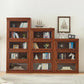 Closed Back Bookcase Modern Solid Wood Rectangular Shelves with Doors Clearhalo 'Bookcases' 'furn' 'furn_bookcases' 'Furniture' 'furniture_bookcases' 'kitchen' 'kitchen_bookcases' 'Living Room Furniture' 'Office Furniture' 4698571