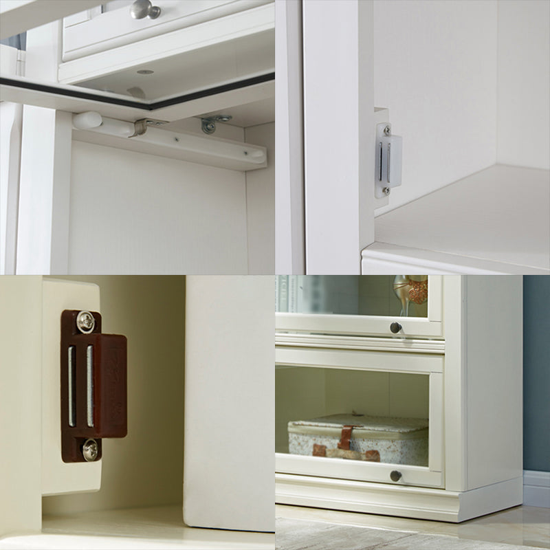 Modern Style Solid Wood Bookcase Rectangular Shelves with Doors Clearhalo 'Bookcases' 'furn' 'furn_bookcases' 'Furniture' 'furniture_bookcases' 'kitchen' 'kitchen_bookcases' 'Living Room Furniture' 'Office Furniture' 4698600