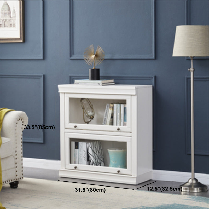 Modern Style Solid Wood Bookcase Rectangular Shelves with Doors Clearhalo 'Bookcases' 'furn' 'furn_bookcases' 'Furniture' 'furniture_bookcases' 'kitchen' 'kitchen_bookcases' 'Living Room Furniture' 'Office Furniture' 4698604