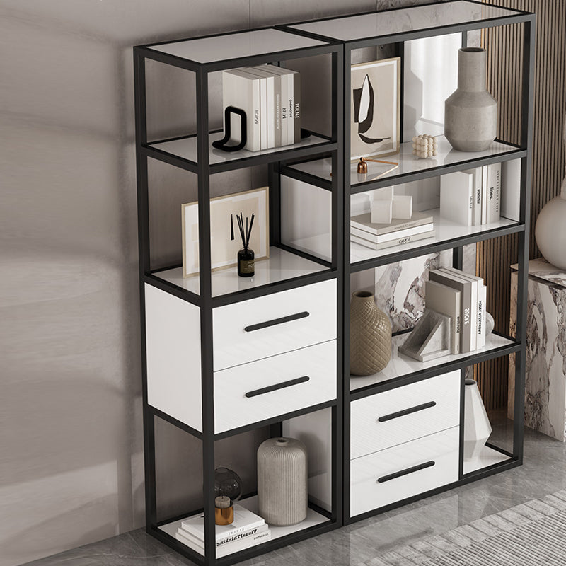 Modern Style Open Bookshelf Etagere Shelf Bookcase for Home Office Clearhalo 'Bookcases' 'furn' 'furn_bookcases' 'Furniture' 'furniture_bookcases' 'kitchen' 'kitchen_bookcases' 'Living Room Furniture' 'Office Furniture' 4698662