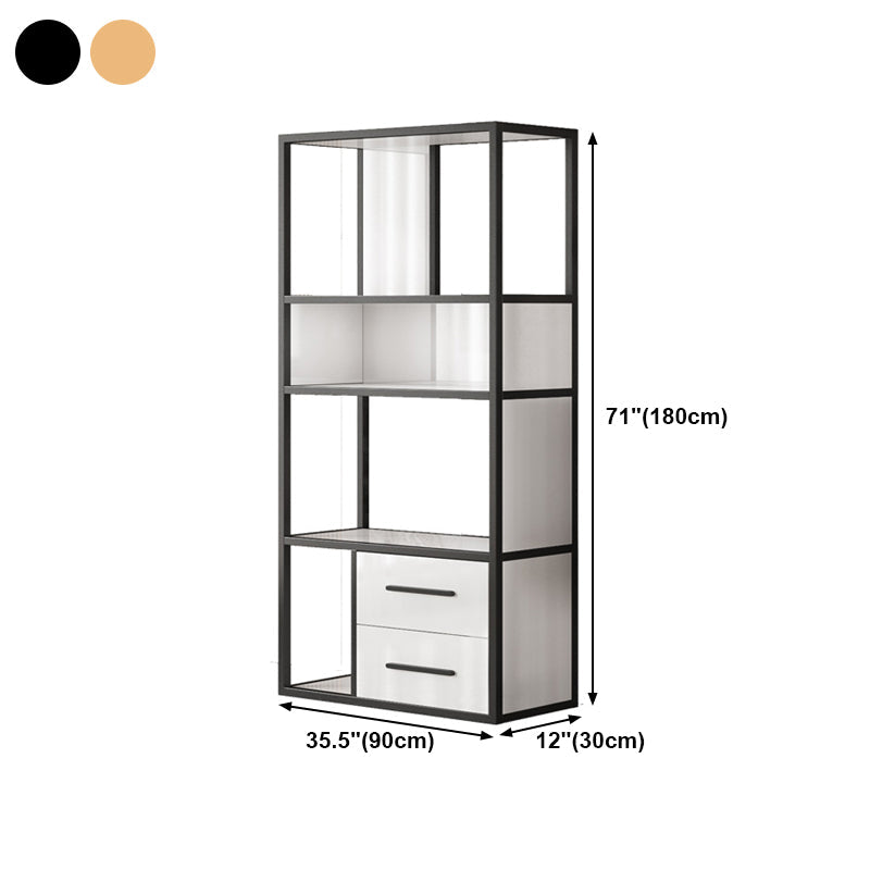 Modern Style Open Bookshelf Etagere Shelf Bookcase for Home Office Clearhalo 'Bookcases' 'furn' 'furn_bookcases' 'Furniture' 'furniture_bookcases' 'kitchen' 'kitchen_bookcases' 'Living Room Furniture' 'Office Furniture' 4698665
